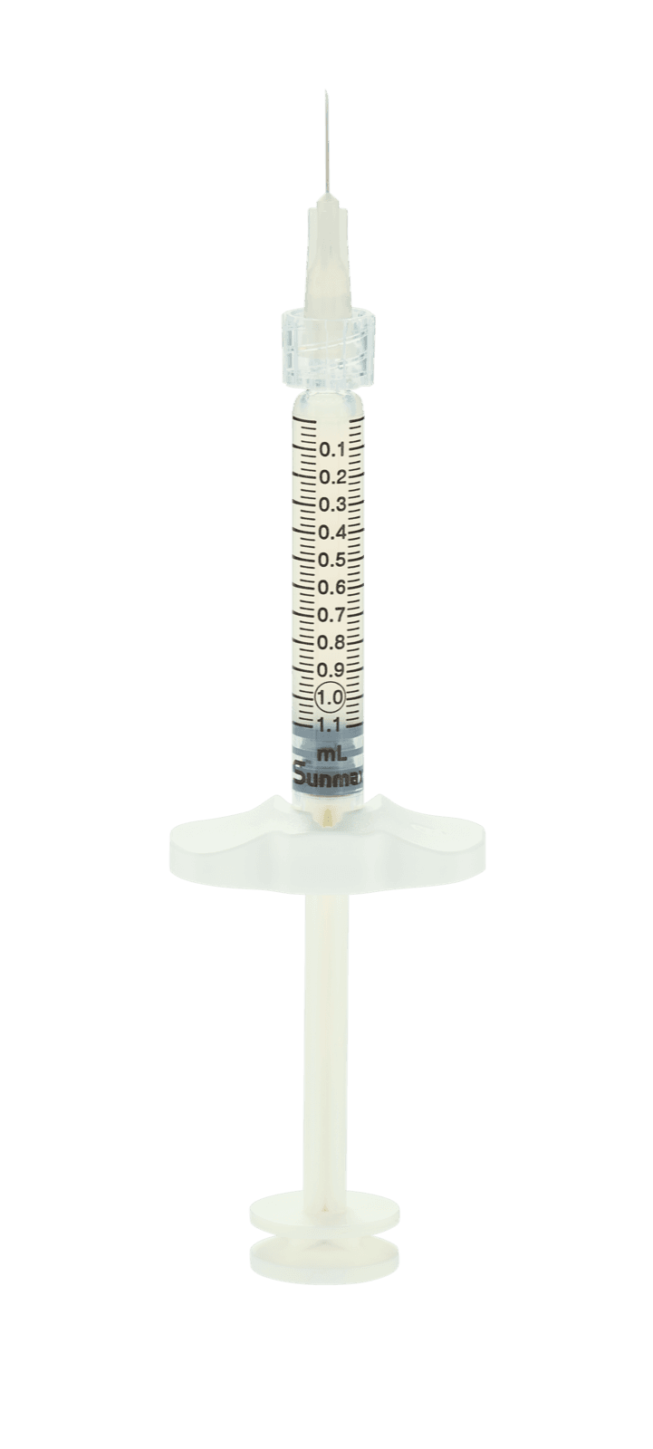 双美膠原蛋白預組裝注射器與刻度示意